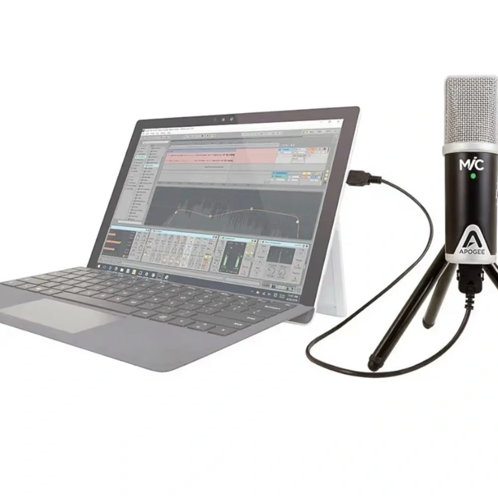 USB Microphone - Black and Silver